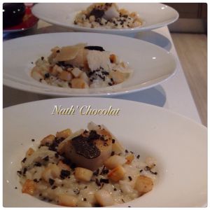 Recette Risotto aux truffes et st jacques