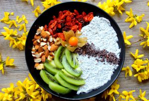 Recette Porridge chia et super fruits (zéro sucre)