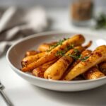 Recette Maple roasted parsnips with thyme cozy night recipe