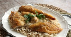 Recette Poulet au riz (recyclage)