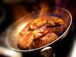 Recette Pavé De Rumsteak Et Foie Gras Poêlé Sur Lit De Champignons