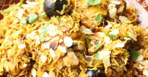 Recette Machboos de poulet et de riz au citron séché comme dans les Pays du Golfe Persique (Kabsa)