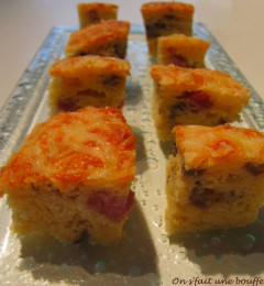 Recette Cake jambon champignons