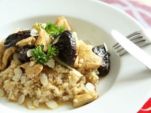 Recette Filet de poulet aux pruneaux façon tajine