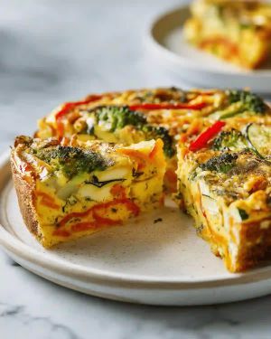 Recette Frittata aux légumes au Airfryer