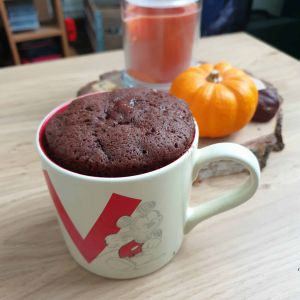 Recette Mug cake au chocolat cœur coulant