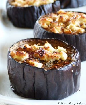 Recette Aubergines confites fêta et miel