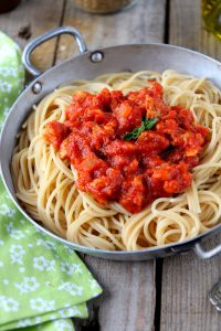 Recette Spaghettis à la bolognaise aux protéines de soja {vegan}