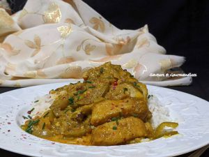 Recette Curry de poisson au lait de coco et courgettes. (Recette simplissime)