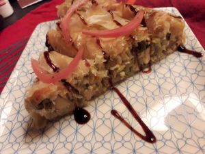 Recette Tarte Roulée Feuilletée aux poireaux {Vegan}