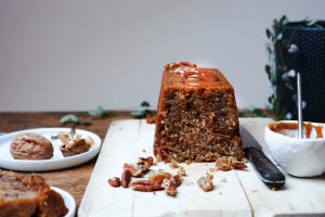 Recette Cake aux noix et au caramel au beurre salé