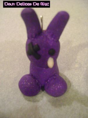 Recette Pendentif lapin violet tristoune :