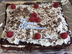 Recette Moelleux chocolat framboise anniversaire