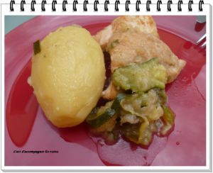 Recette Tajine de poulet aux courgettes ww et au cookeo