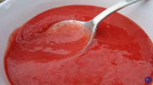 Recette Soupe de fraises (salée)