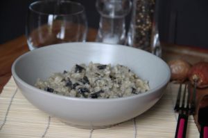 Recette Risotto aux trompettes de la mort