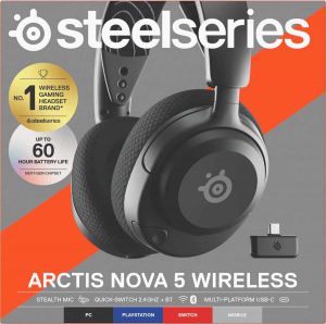 Recette Casque Audio Gaming SteelSeries Arctis Nova 5 Wireless : immersion sonore et confort ultime pour les gamers
