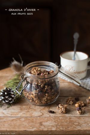 Recette Granola d’hiver aux fruits secs