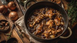 Recette Lapin à la liégeoise au sirop de Liège