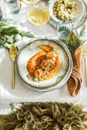 Recette Purée de courge Saint-Jacques et quinoa