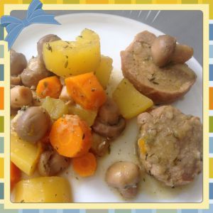 Recette Filet mignon pommes de terre et carottes au Cookeo