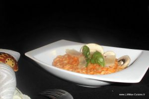 Recette Risotto à la tomate et parmesan