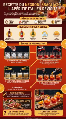 Recette Du Negroni Sbagliato : l’Apéritif Italien Revisité