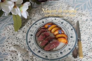 Recette Magret de canard aux nectarines et au thym