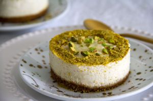 Recette Cheesecakes sans cuisson à la pistache