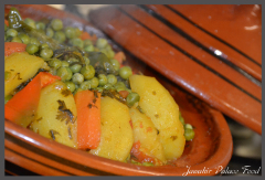 Recette Tajine aux légumes du potager |