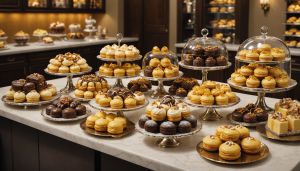 Recette Comptoirs de desserts : choux, flans, cookies XXL