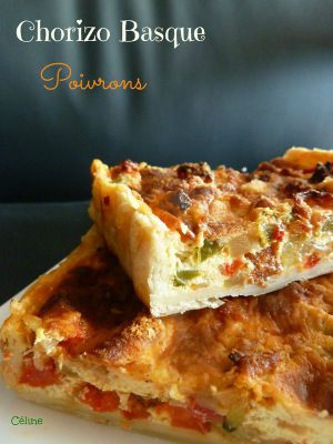 Recette Quiche aux Poivrons et Chorizo