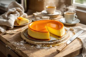 Recette Ce flan sans pâte fait un carton : ultra fondant et prêt en 10 minutes !