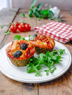 Recette Muffins pizza napolitains