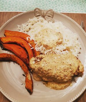 Recette Escalope de Poulet à la Moutarde et au mascarpone