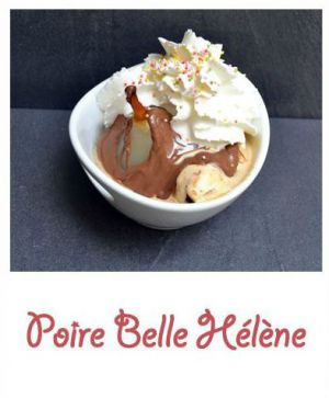 Recette Poire Belle Hélène