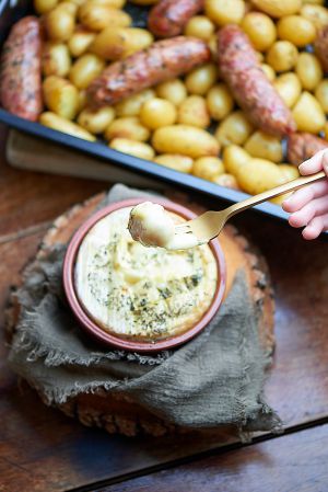 Recette Camembert rôti au four au thym et huile d’olive