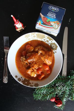 Recette Veau façon Marengo : un plat mijoté savoureux et réconfortant