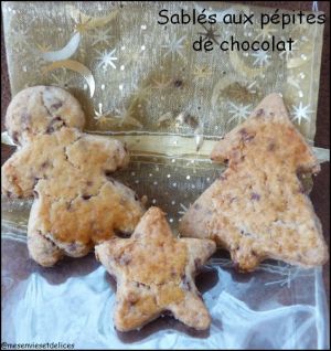 Recette Sablés aux pépites de chocolat