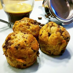 Recette Muffins végans banane et éclats de chocolat