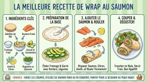Recette Découvrez la meilleure recette de wrap saumon