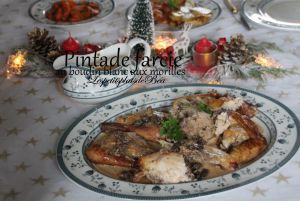 Recette Pintade farcie au boudin blanc aux morilles