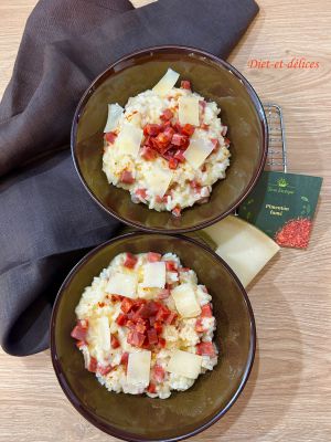 Recette Risotto au chorizo et pimenton fumé