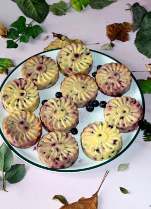 Recette Petits flans aux raisins noirs