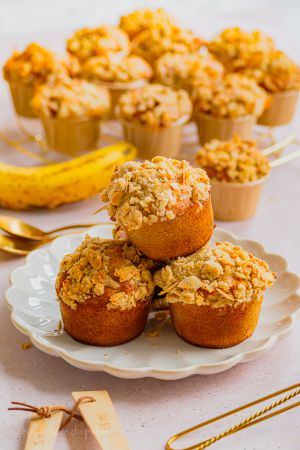 Recette Crumble Muffins à la banane