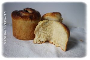 Recette Petites brioches crème raisins