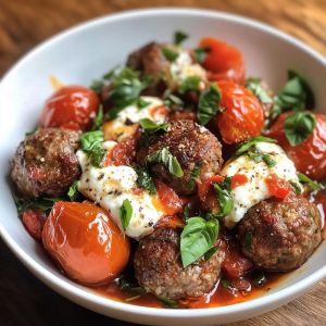 Recette Boulettes Mozzarella Tomates : Recette Facile et Savoureuse