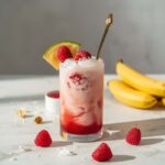 Recette Raspberry colada twist a refreshing non alcoholic delight