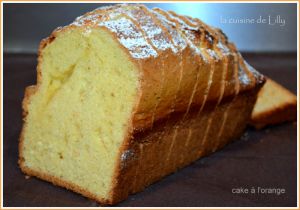 Recette Cake à l'orange