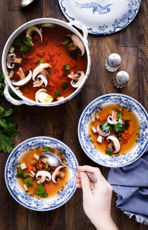 Recette Bouillon : dix recettes de soupes légères